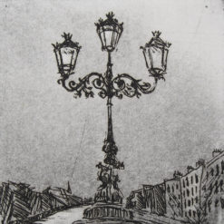 Lamp, O'Connell Bridge, Dublin