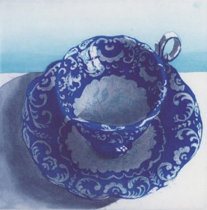Baroque Blue Cup